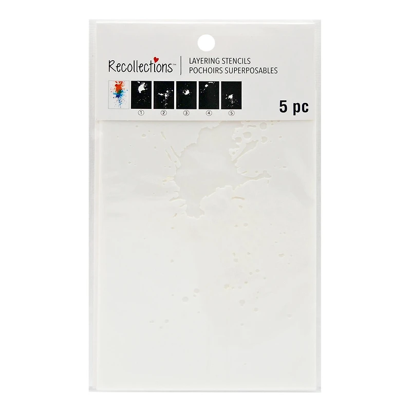 Paint Splatter Layering Stencils by Recollections™