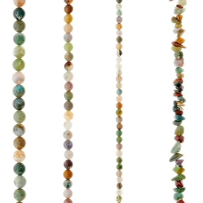 6 Pack: India Stone Mix Beads by Bead Landing™
