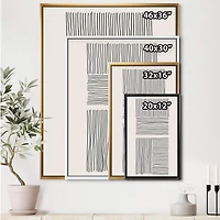 Designart - Minimal Geometric Lines And Squares IV