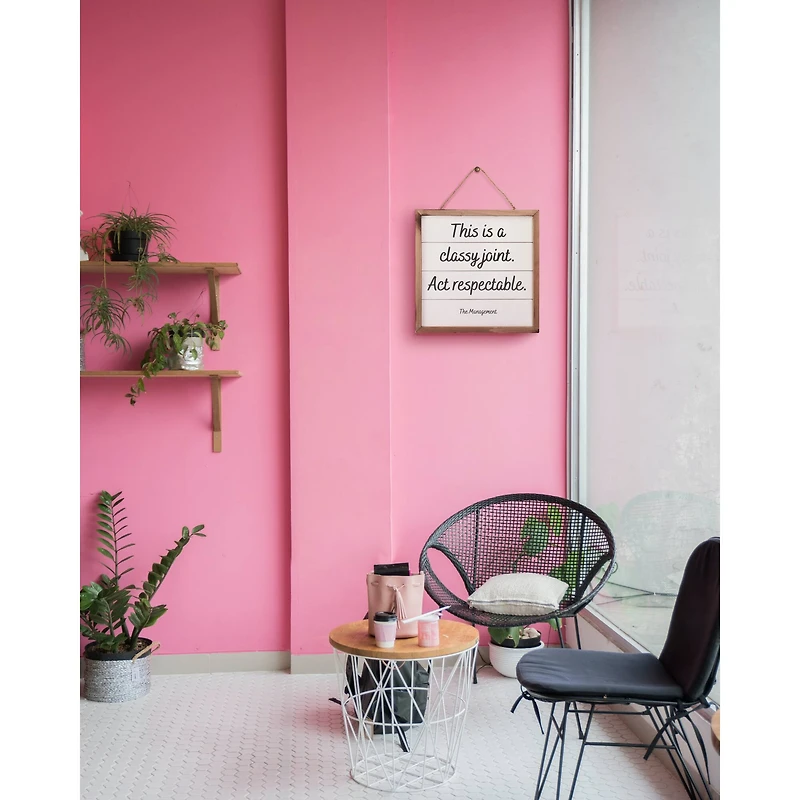 Hampton Art™ White Rustic 16" x 16" Framed Shiplap