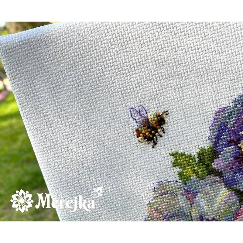 Merejka Spring Pansies Counted Cross Stitch Kit