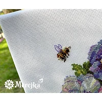 Merejka Spring Pansies Counted Cross Stitch Kit