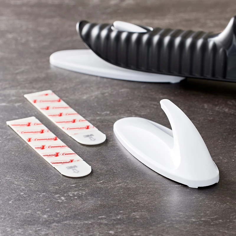 Command™ White Large Designer Hooks Value Pack