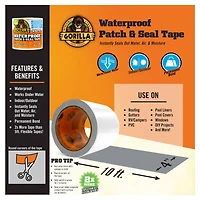 Gorilla® Waterproof Patch & Seal Tape
