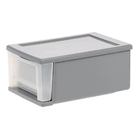IRIS® 6.5qt. Gray Stackable Storage Drawer