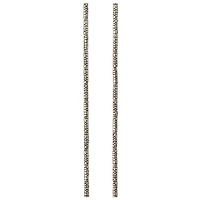 12 Pack:  Silver Metal Bump Tube Beads, 11mm by Bead Landing™