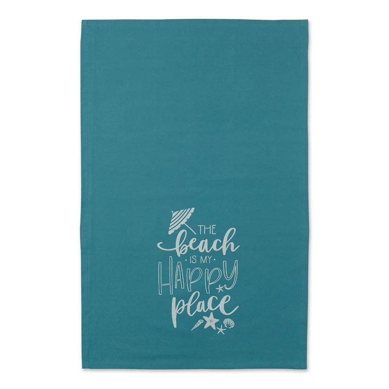DII® Beach Happy Place Printed Dishtowel Set