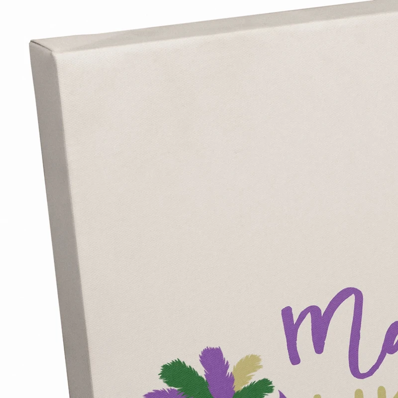 Mardi Gras Rock Star Canvas Wall Art