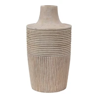 Hello Honey® Decorative Hand-Carved Mango Wood Vase