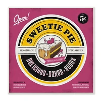 Stupell Industries Sweetie Pie Bakery Comic Wall Plaque