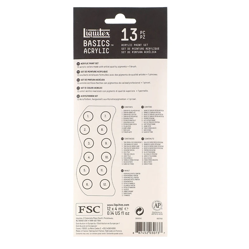Liquitex BASICS® Acrylic Paint Strips