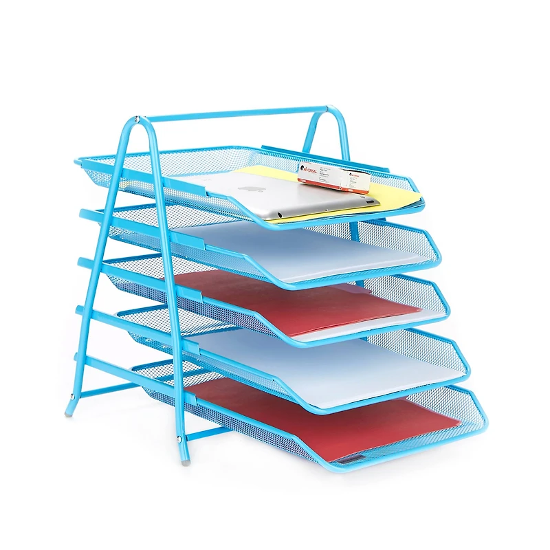 Mind Reader Desk Organizer with 5 Sliding Trays