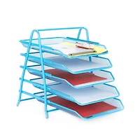 Mind Reader Desk Organizer with 5 Sliding Trays