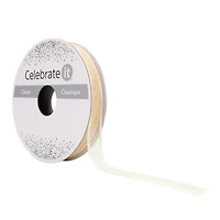 1/4" x 10yd. Sheer Satin Edge Ribbon by Celebrate It® Classic