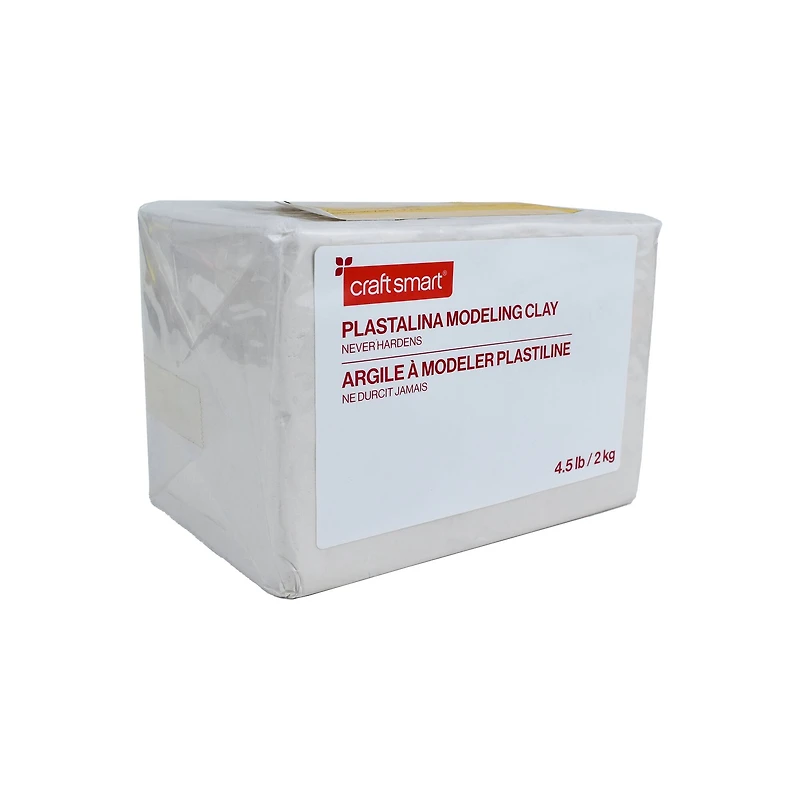 4.5lb. White Plastalina Modeling Clay by Craft Smart®