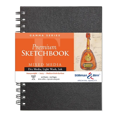 Stillman & Birn™ Gamma Series Premium Spiral Hardcover Mixed Media Sketchbook