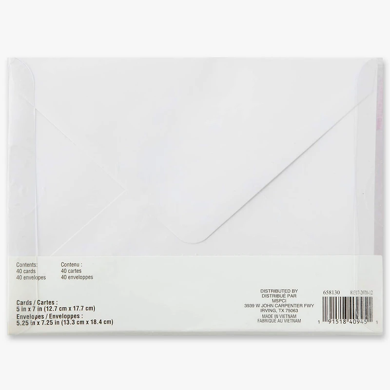 Shimmer Cards & Envelopes by Recollections™, 5" x 7"