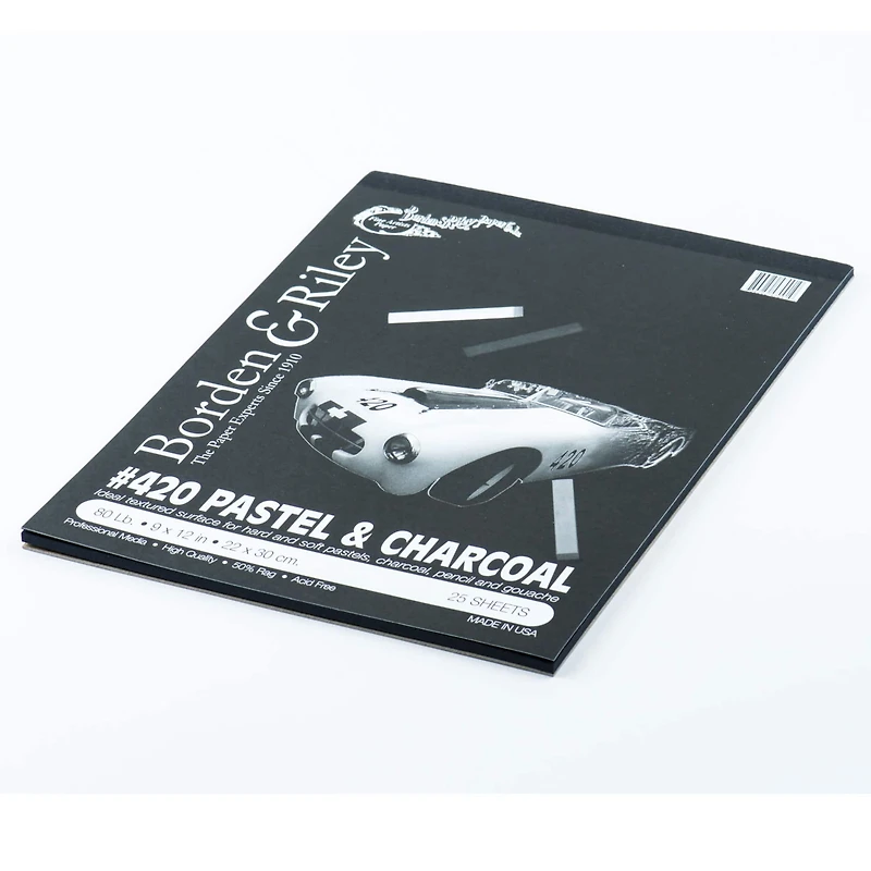 Borden & Riley #420 Pastel & Charcoal Pad,  9" x 12"