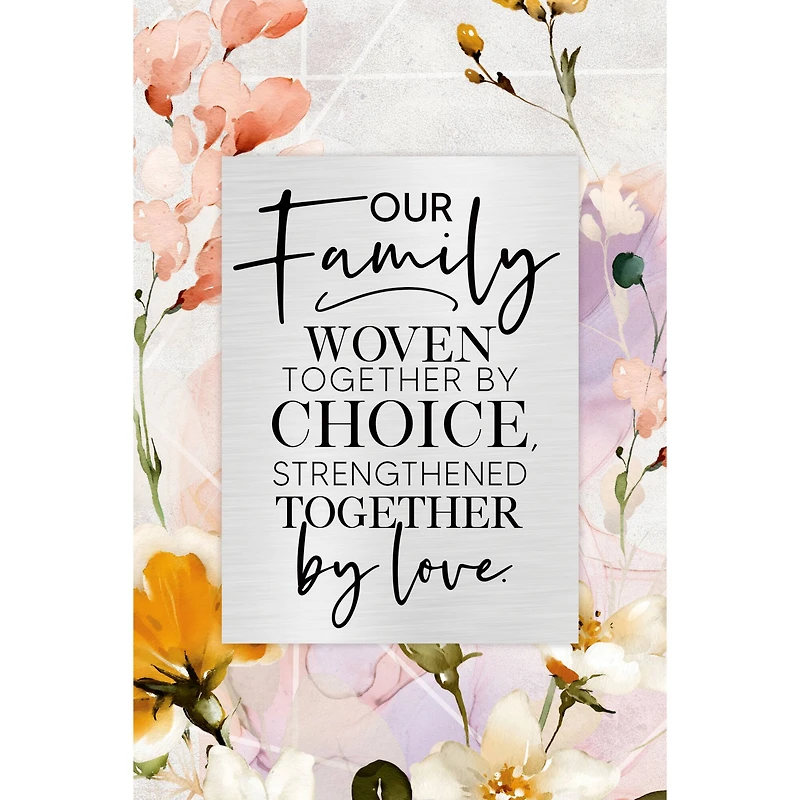 9" Our Family Woven Together Plaque