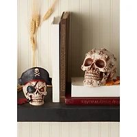 Dragon Crest Grinning Pirate Skull Décor
