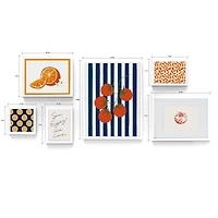 White 6 Piece 123 Gallery Wall Frame Set by Studio Décor®