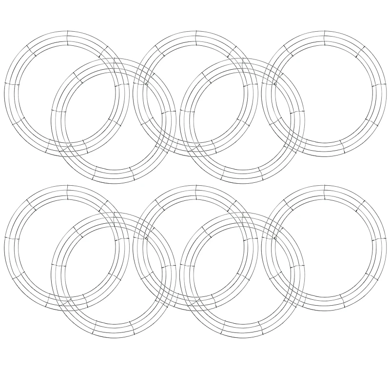 10 Pack: 18" Wire Wreath Frame by Ashland®