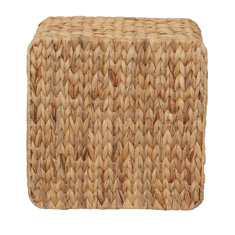 Household Essentials 11" Square Hyacinth Wicker Basket