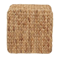Household Essentials 11" Square Hyacinth Wicker Basket