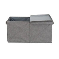 Household Essentials Fabric Storage Bin with Lid (Jumbo)