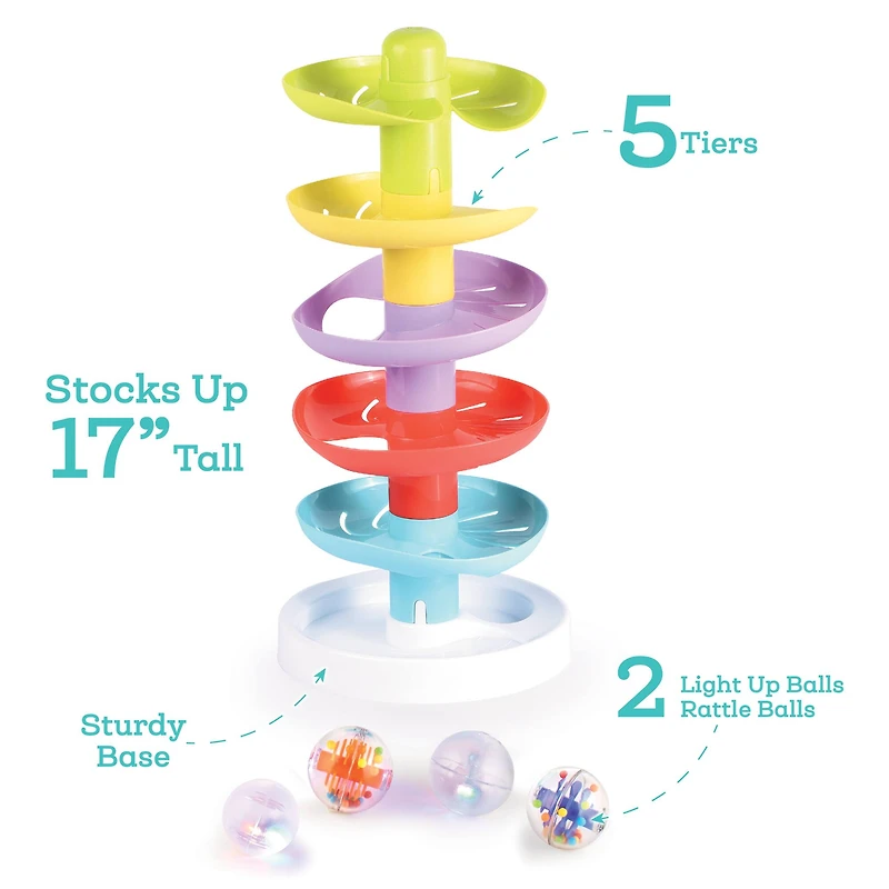 Nothing But Fun Toys Twinkle 'n Roll Ball Tower