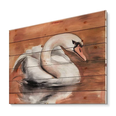 Designart - Swan On The Water