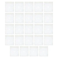 White Snowflakes Zipper Treat Bags, 24ct. by Makery™