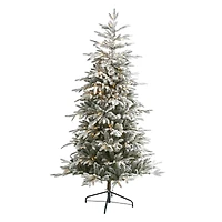 6.5ft. Pre-Lit Manchester Spruce Artificial Christmas Tree, Clear Lights
