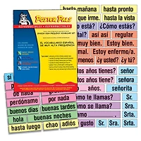 Poster Pals® Spanish High-Frequency Vocabulary Card Set