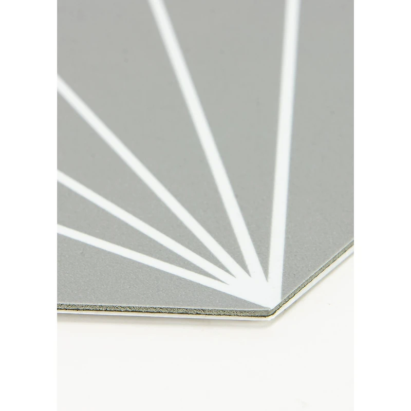 FloorPops Vers Peel & Stick Hexagon Floor Tiles