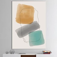 Designart - Minimal Elementary Organic And Geometric Compostions XXXXII