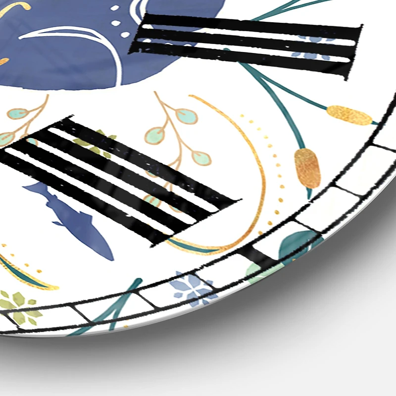 Designart 'Just A Lakeaholic Lake House Wall Clock