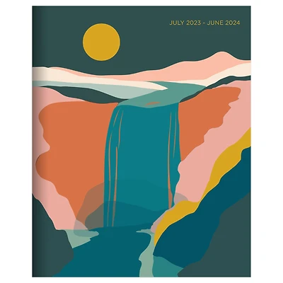 TF Publishing 2023-2024 Waterfall Medium Monthly Planner