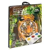 BBC Earth Canvas Board Tiger Paint by Number