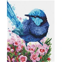 Diamond Dotz® Intermediate Splendid Fairy Wren Diamond Painting Kit