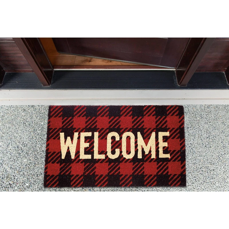 DII® Buffalo Check Welcome Doormat