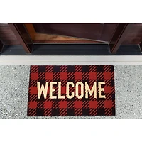 DII® Buffalo Check Welcome Doormat