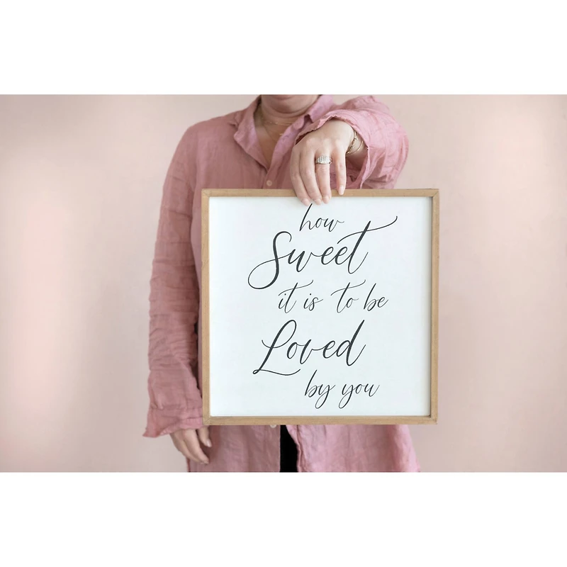 Hello Honey® How Sweet It Is MDF Framed Wall Décor