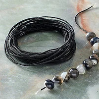 1mm Black Stringing Elastic Cord by Bead Landing™