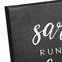 Sarcasm Runs In The Family 14" x 11" Canvas Wall Art