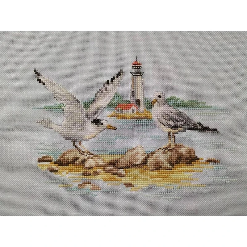 Alisa Seagulls Cross Stitch Kit