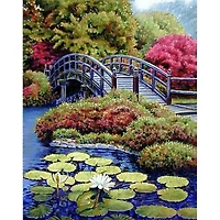 Wizardi Japanese Garden Diamond Painting Kit