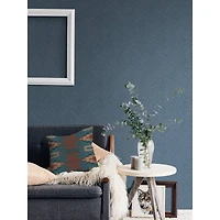 NuWallpaper Blue Sampson Peel & Stick Wallpaper