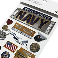 Navy Dimensional Stickers by Recollections™