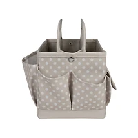 Everything Mary Tan Dots Collapsible Craft Caddy